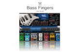 Bass Fingers User Guide - waves.com · Bass Fingers has an extensive dynamic range as well as powerful sound design capabilities, resulting in a versatile instrument that's both functional