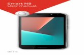Smart N8 User manual - vodafone.com · 8 1.2 Getting started 1.2.1 Setup Removing or installing the back cover Inserting or removing the SIM card You must insert your SIM card to