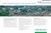 Nokia PowerHopper™ Microwave Radio · is based on Nokia NetAct™ Network Management Systems. All the standard management functions are included, such as fault management, configuration