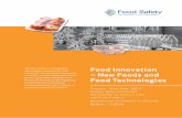 Food Innovation – New Foods and Food Technologies · Food Innovation – New Foods and Food Technologies Tuesday, 20Th June, 2017 shared services cenTre, deparTmenT of agriculTure