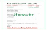 Panchayat Secretary Exam 2018 - jhsscjhssc.in/sample_paper_literature_english.pdf · Choose the option which best expresses the meaning of the idiom/phrase given below: By dint of