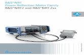 R&S®NRT Power Reflection Meter Family; R&S®NRT2 and R&S ... · Rohde & Schwarz R&S®NRT Power Reflection Meter Family 7 Versatile applications Continuous monitoring of transmitter