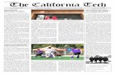 Special Rotation Issue The California Techtech.caltech.edu/TheCaliforniaTech_CXXIII_1.pdf · The California Tech Vol. CXXIII No. 1 Pasadena, California Wednesday, September 25, 2019