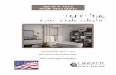 woven shade collection - midwestdesignersupply.com Truc Shades RETAIL 2017... · woven shade collection Genuine Value Retail Sales Guide October 10, 2017 Electronic Update: March