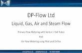 DP-Flow Ltd · ISO 5167-3 - nozzles, venturi nozzles ISO 5167-4 - classical venturi tubes DIN 19205 – meter runs, pressure tappings DIN 19206 – orifice plates between flanges