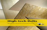 High-tech Belts - sia Abrasives · High-tech belts in Swiss precision siapan belts are state-of-the-art products, manufactured with meticulous care from selected raw materials. This
