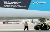 Annual Accounts Financial Year 2015-16 · Annual Accounts Financial Year 2015-16. TS Prestwick Holdco Limited Annual report and financial statements Registered number SC462050 . 31