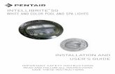 INTELLIBRITE 5G WHITE AND COLOR POOL AND SPA LIGHTS · IntelliBrite® 5G Pool and Spa Lights Overview Operating Pool and Spa Lights Using a Wall Switch (12 VAC) IntelliBrite 5G pool