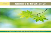 Volume I Janhit s E-Newsletter · Janhit at Dilli Haat Janhit Foundation has been associated with the Centre of Environmental Education (CEE) for the past few years and has organized