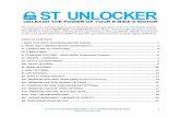 of the ST UNLOCKER v1.5 mobile app. Please read through ... ST UNLOCKER ¢© 2019 Vadim Bukin ¢â‚¬¢ Manual