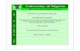RRR_0.pdf · CERTIFICATION UKWE UZOAMAKA CHARITY, a postgraduate student in the Department of Vocational Teacher Education with Registration Number PG/Ph.D/97/23921, has satisfactorily