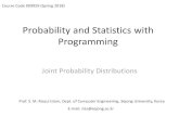 Probability and Statistics with Programminglecture.riazulislam.com/uploads/3/9/8/5/3985970/stat_8_sejong_2018_1.pdfProbability and Statistics with Programming Course Code 009959 (Spring