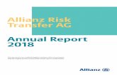 Allianz Risk Transfer AG Annual Report 2018...Thomas C. Wilson Board of Management Christoph Müller (Chairman) Bernhard Arbogast Richard Boyd Thomas Bründler Thomas Schatzmann Company