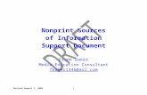 Support Document for Nonprint (sources) texts Sources... · Web viewof Information Support Document Frank Baker Media Education Consultant fbaker1346@aol.com Note: The author of this