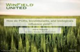 How do PGRs, biostimulants, and biologicals …How do PGRs, biostimulants, and biologicals influence yield? December 5, 2017 Jason Haegele Agronomy Manager, WinField United U.S. corn