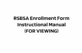 RSBSA Enrollment Form Instructional Manual (FOR VIEWING)rfo02.da.gov.ph/wp-content/uploads/2019/10/RSBSA_Manual_Fill-out_Instructions.pdfat isulat sa blangkok linya ang klase ng manok