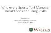 Why every Turf Manager should consider using PGRsPotential Benefits of Using PGRs on Sports Fields •Reduce clippings •Enhance color, texture and density •Extend life of painted