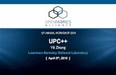 12th UPC++ - OpenFabricsusing UPC++ [3], a partitioned global address space (PGAS) extension to the C++ language. A. A motivating example The above class of distributed assembly problem