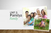 UNIT 2: Pamilyamrdelara.weebly.com/uploads/4/8/0/7/48074203/pamilya_cultural_note.pdf · Pamilya UNIT 2: Family. CULTURAL NOTE To the average Filipino, family always comes first.
