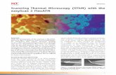 Scanning Thermal Microscopy (SThM) with the easyScan 2 … · 2015-09-01 · Scanning Thermal Microscopy (SThM) with the easyScan 2 FlexAFM Figure 1: Scanning Electron Microscopy