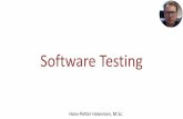 Software Testing Video...• Test plans are not a static documents but evolve during the development process . Test plans change because of delays at other stages in the development