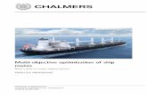 Multi-objective optimisation of ship routespublications.lib.chalmers.se/records/fulltext/218341/... · 2015-06-15 · Multi-objective optimisation of ship routes Master’s thesis