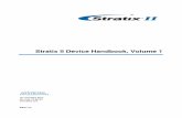 Stratix II Device Handbook, Volume 1...Altera Corporation vii Chapter Revision Dates The chapters in this book, Stratix II Device Handbook, Volume 1, were revised on the following