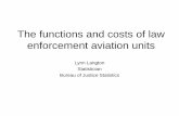 The functions and costs of law enforcement aviation units · 2015-10-09 · Prior research on law enforcement aviation units • Schnelle et al. 1978 – Examination of the deterrent