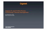 Gigaset IP and IP-PRO Phones Provisioning / Remote Management · Gigaset IP and IP-PRO Phones Provisioning / Remote Management last modifications by J. Stahl, Bocholt, January the