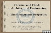 Thermal and Fluids in Architectural Engineering 5 ...contents.kocw.net/KOCW/document/2014/hanyang/parkjunseok/06.pdf · 1 Thermal and Fluids in Architectural Engineering 5. Thermodynamic