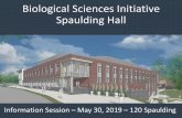 Biological Sciences Initiative Spaulding Hall...May 30, 2019  · Biological Sciences Initiative Spaulding Hall. Commons. Existing Large . Lecture Hall. COLSA . Dry Research. Existing