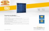 GANADOR SW 130/140 poly R6A · 2013-09-12 · SW 130/140 poly R6A Calidad alemana Eligiendo SolarWorld obtendrá los productos de mayor calidad del mercado, fabricados según los