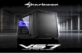 ds VS7 id 01 - Sharkoon · Pendingin CPU SSD HDD/SSD 16.5 cm Opsi Instalasi Serbaguna Pengaturan Sistematik. Penyaring Debu Dapat Dipindahkan di Panel Depan Desain Panel Depan Tanpa