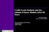Credit Cycle Outlook and the Altman Z-Score Models After ... · The Near Extinction of the U.S. AAA Rated Company Sources: Standard & Poor’s, Estimated from Platt, E., “Triple
