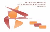 SEZ Online Manual Renewal and Extension.pdf · NSDL DATABASE MANAGEMENT LTD. LOA RENEWAL/EXTENSION SEZ Online Manual Page 2 1 INTRODUCTION This Module covers how the SEZ unit can