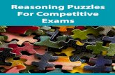  · 2018-03-22 · . Reasoning Puzzles - Workbook By Ramandeep Singh Page 6 e) None of these Answers Q 1) B Q 2) A Q 3) C Q 4) A Q 5) A SET 5 Question:-Arti, Baby, Chandni, Dolly,