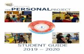 Middle Years Program PERSONALPROJECT · Plan presentation/revise Report Rough Draft February 2020, TBD ... creativity Japanese anime and a survey of the understanding of my peers