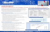 Fracture Mechanics & Fatigue Crack Growth Analysis Software · NASGRO consists of integrated modules with user-friendly graphical interfaces that: • Calculate stress intensity factors