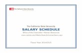 The California State University SALARY SCHEDULEsalary schedule hr-isa table of contents . section . i c99 - confidential classes . ii e99 - excluded classes . iii m80 - management