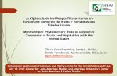 La Vigilancia de los Riesgos Fitosanitarios en función del ......1. Existencia en Cuba de un Sistema de Vigilancia de Plagas confiable para responder a los retos del inminente crecimiento
