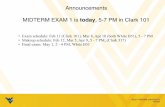Announcements MIDTERM EXAM 1 is today, 5-7 PM …community.wvu.edu/~stmcwilliams/Sean_McWilliams/SP19_PHYS...Physics Newton’s 2nd law A boat moves through the water with two forces