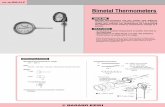 Bimetal Thermometers - Nagano Keiki Co Ltdproducts.naganokeiki.co.jp/assets/files/7006/E-BimetalF.pdfDRIP-PROOF BIMETAL THERMOMETER 1 TB13 ･ 14 ･ 16 T type bimetal Dimensions Specifications