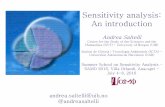 Sensitivity analysis: An introduction - andrea saltelli...Sensitivity analysis: An introduction Andrea Saltelli Centre for the Study of the Sciences and the Humanities (SVT) - University