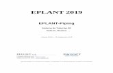 EPLANT-Piping - Manual Técnico - V2019 · EPLANT-Piping Sistema de Tuberías 3D MANUAL TECNICO 4 1. INTRODUCCION Este Manual Técnico contiene información de referencia del sistema