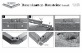 Rasenkanten-Bausteine basalt...45°) or build terraces and ask an expert when in doubt. Care instructions: ... materialov, ki so odporni na vremenske vplive ter ga lahko ... Upute