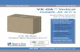 VK-OA TM Vertical - AboveAirAboveAir™ VK-OA Outside Air A/C’s AboveAir Technologies (VKOA-L23) 2 Introduction INTRODUCTION - VK-OA™ Vertical Outside-Air A/C’s AboveAir™ VertiKUL™