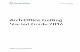 ArchiOffice Getting Started Guide 2016Internet Information Server (IIS) 7.0 or later (IIS is part of Windows; needs to be installed and configured properly by a Windows administrator),