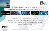 Differential extraction using Alkaline Lysis and Pressure ...using alkaline lysis and pressure cycling 2. The procedure involves first lysing and removal of female cells via pressure