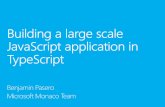 TypeScript - Jfokus · tsc –declarations –out typescriptservices.js typescript.ts. API Type the API surface JSDoc the API. 100% TypeScript Migration is also code clean-up, but