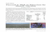 North Dakota Flaxseed Is High in Potassiu fomr Human Nutritionipni.net/publication/bettercrops.nsf/0... · North Dakota Flaxseed Is High in Potassiu fomr Human Nutrition By Jack F.